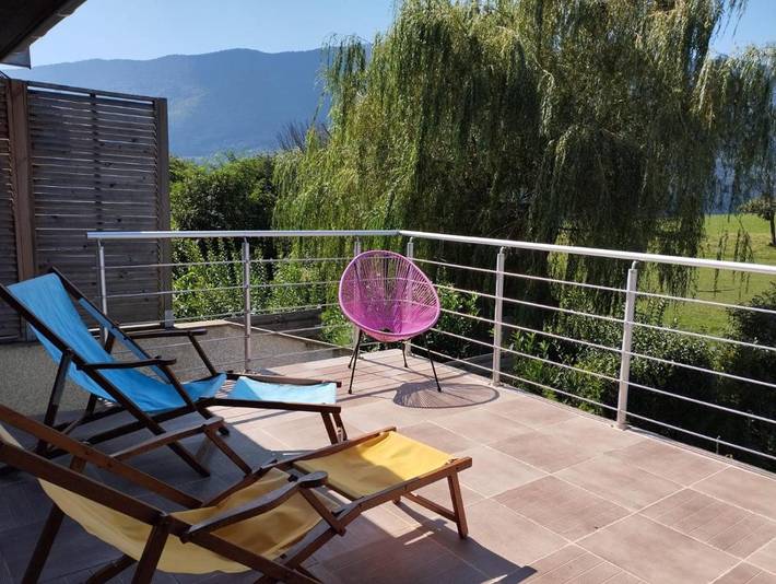 Location de vacances pour 4 personnes, avec terrasse ainsi que vue et jardin à Saint-Eustache - 4