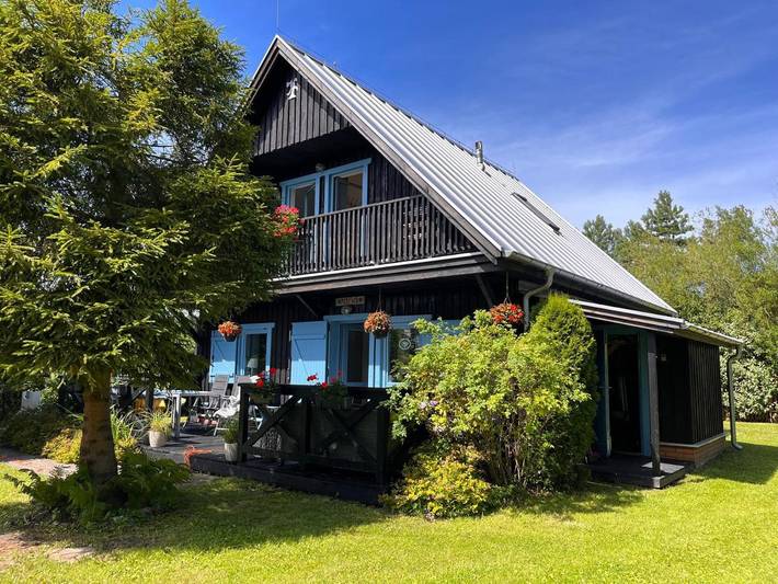 Dom dla 8 osób, z ogród i widok, zwierzęta dozwolone w Karwia