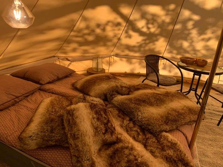 Kemping dla 4 osób, z jacuzzi i ogród oraz sauna w Estonia