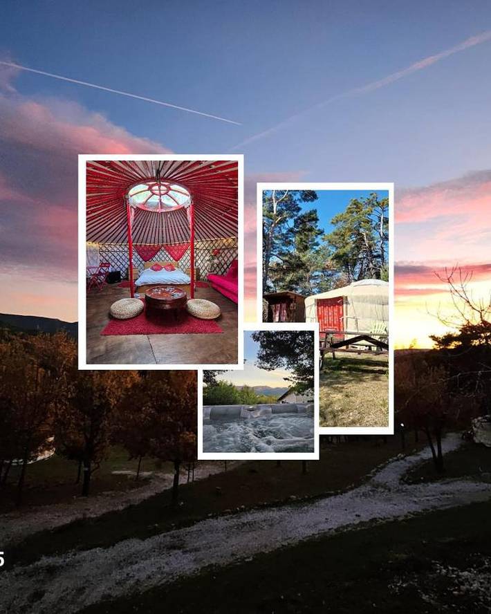 Location de vacances pour 4 personnes, avec jacuzzi et jardin à Castellane