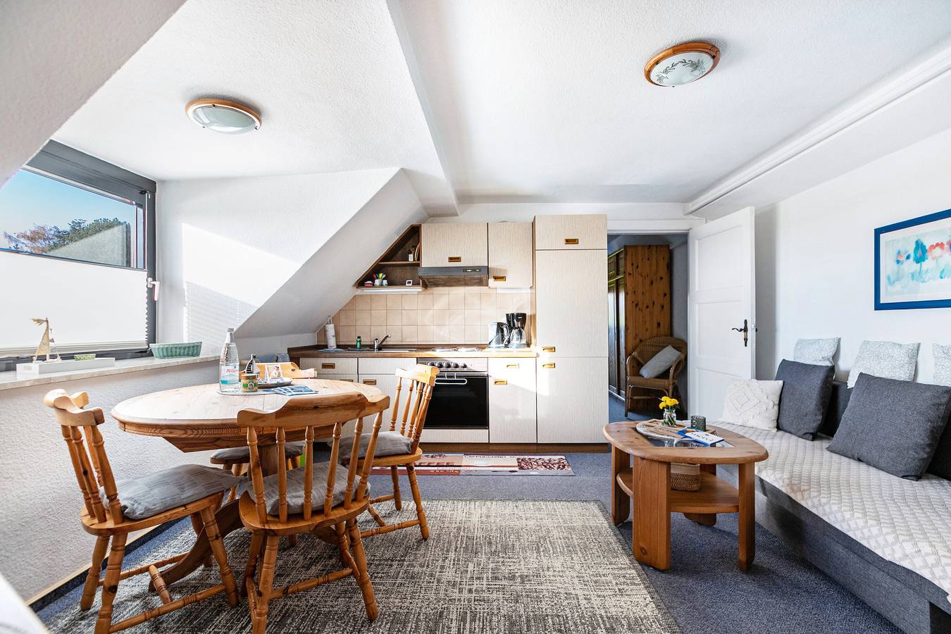 Ganze Wohnung, Ferienwohnung "Whg 2 - Ferien auf einem Resthof" mit Meerblick, Gemeinschaftsgarten und Wlan in Brodersby, Rendsburg-Eckernförde