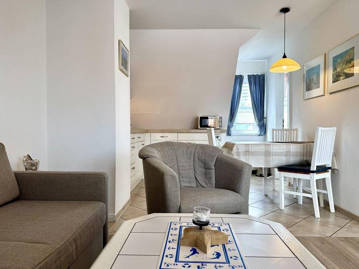 Ganze Wohnung, Moderne, zentral gelegene 2-Zimmer Obergeschosswohnung für bis zu 3 Personen in Westerland, Sylt (Gemeinde)