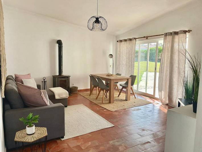 Ferienhaus für 4 Personen, mit Balkon und Terrasse sowie Garten und Ausblick