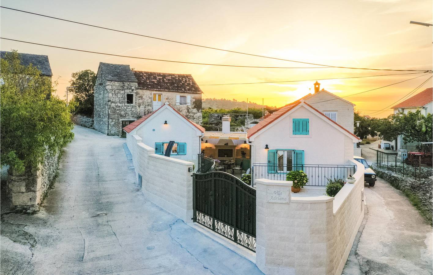 Ferienhaus für 4 Personen mit Terrasse in Milna, Brac