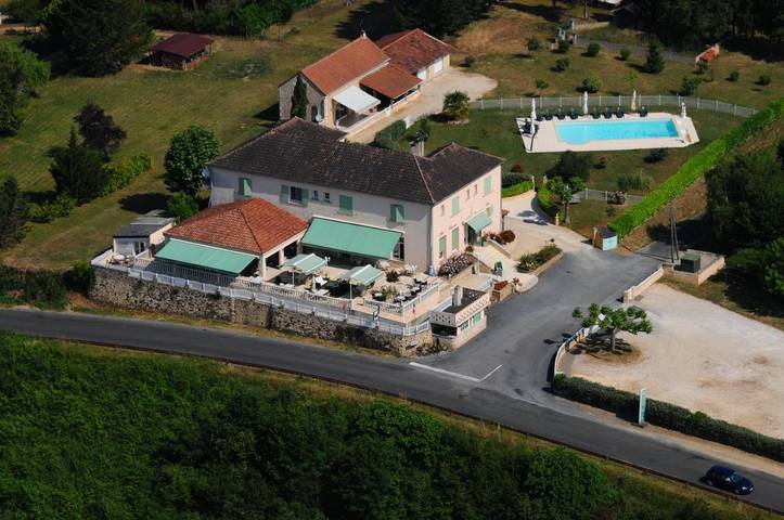 Hôtel pour 2 personnes, avec piscine et jardin ainsi que jacuzzi et sauna à Limeuil