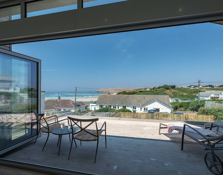 Holiday home for 10 people, with Balcony in Polzeath