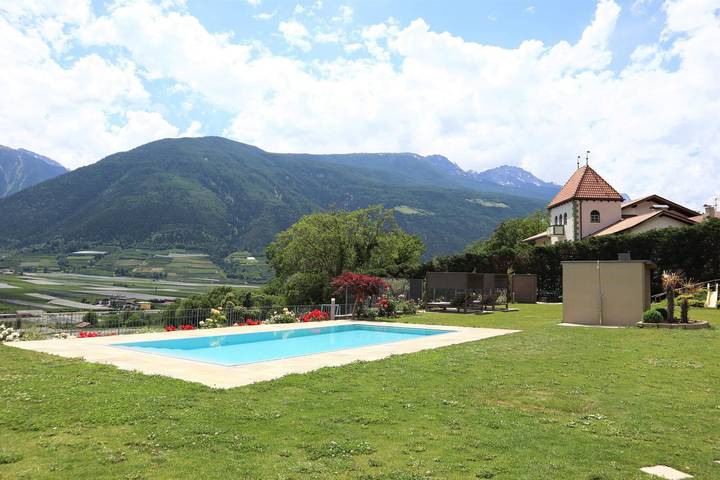 Ferienwohnung für 6 Personen, mit Balkon und Garten sowie Pool und Sauna in Latsch - 3