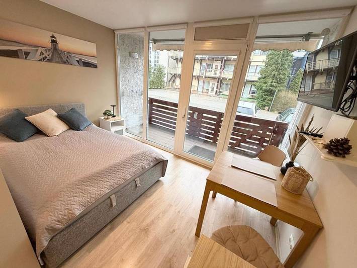 Ferienwohnung für 2 Personen, mit Garten und Ausblick sowie Terrasse, mit Haustier in Kurische Nehrung