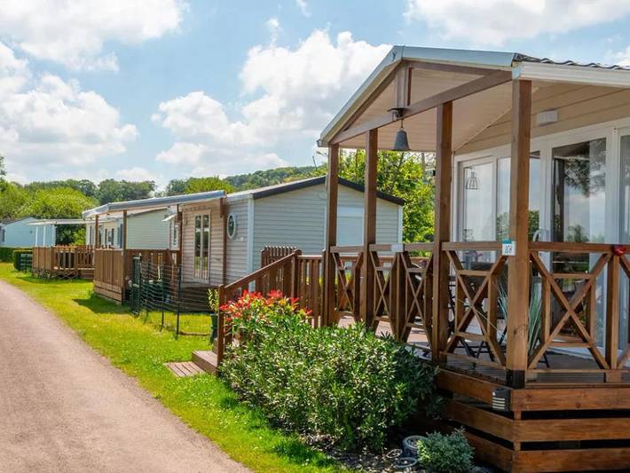 Flower Camping des 2 Rivières - Mobilheim 4 personen - Confort Bord d'Etang Tv - 2 Zimmer + Terrasse in Offranville, Dieppe und Umgebung