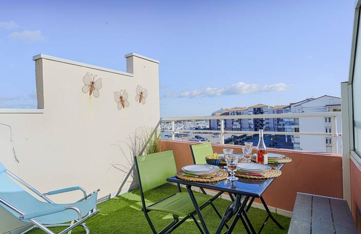 Appartement de vacances pour 4 personnes, avec balcon