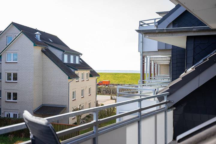 Ganze Wohnung, Meerjungfrau 2 mit seitlichem Meerblick im Haus Rosengarten in Hafen Büsum, Büsum