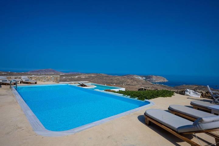 Villa für 6 Personen, mit Pool und Whirlpool sowie Garten auf Mykonos