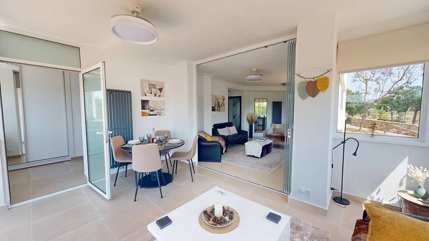 Gîte pour 4 personnes, avec piscine ainsi que terrasse et vue, adapté aux familles à Murcia - 3