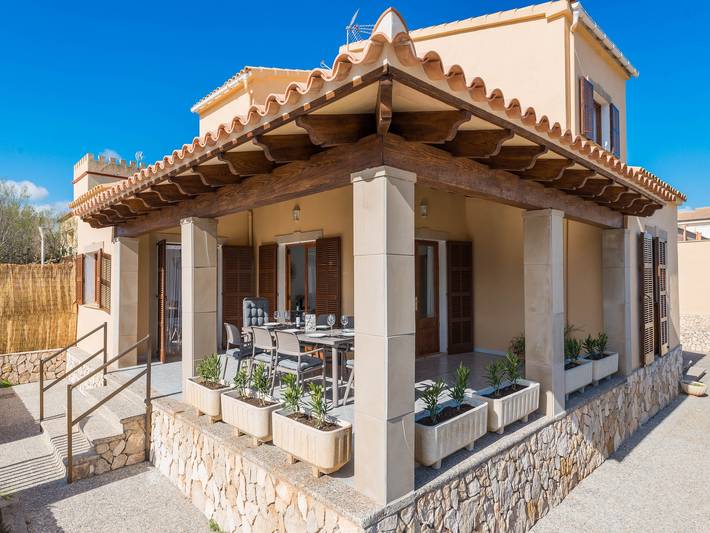 Vakantiewoning voor 7 personen, met tuin in Son Serra de Marina