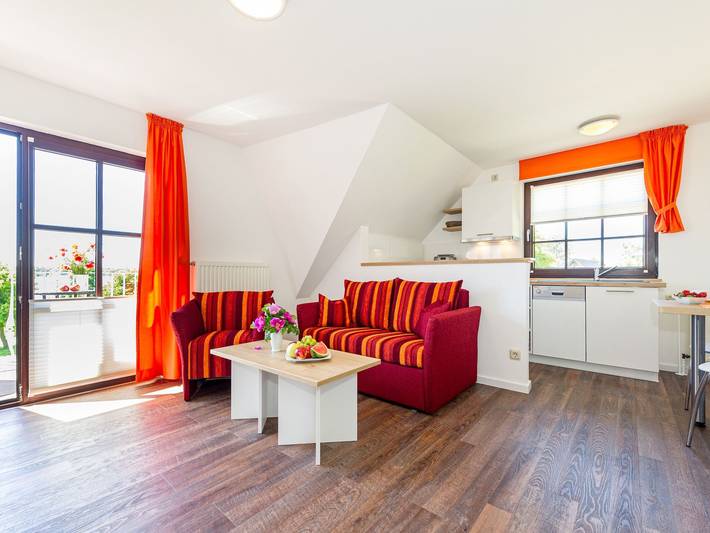 Ferienwohnung für 2 Personen, mit Ausblick und Seeblick sowie Balkon, kinderfreundlich am Selliner See - 4
