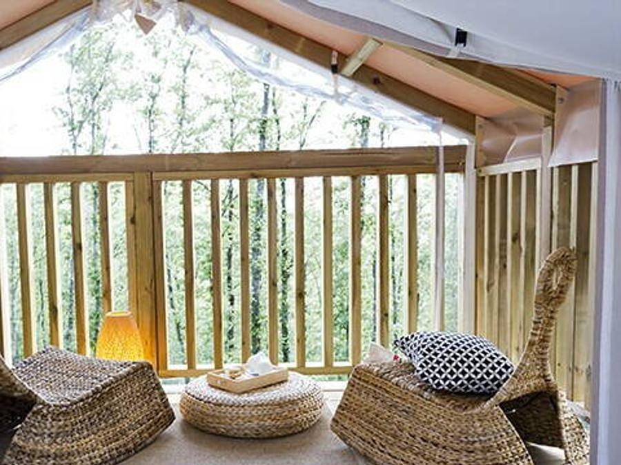 Romagna Family Resort - Tent 4 persons - Airlodge | 2 Bedrooms | 4 Pers | 1 Bathroom in Riccione, Prowincja Rimini