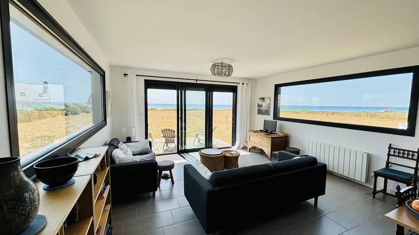 Meerblick, Strandzugang, 6 Erwachsene 1 Kind in Plovan, Côte de Cornouaille