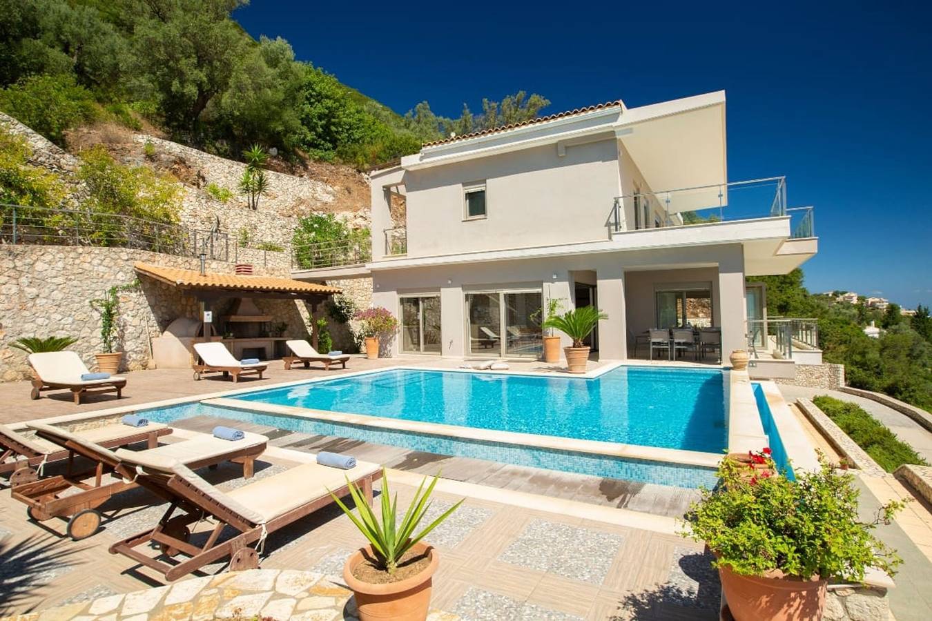 Villa Lilaea in Lefkada in Nikiana, Alexandros