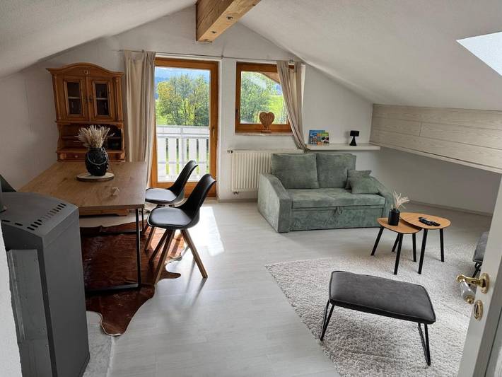 Ferienwohnung für 3 Personen, mit Balkon und Ausblick in Wiggensbach