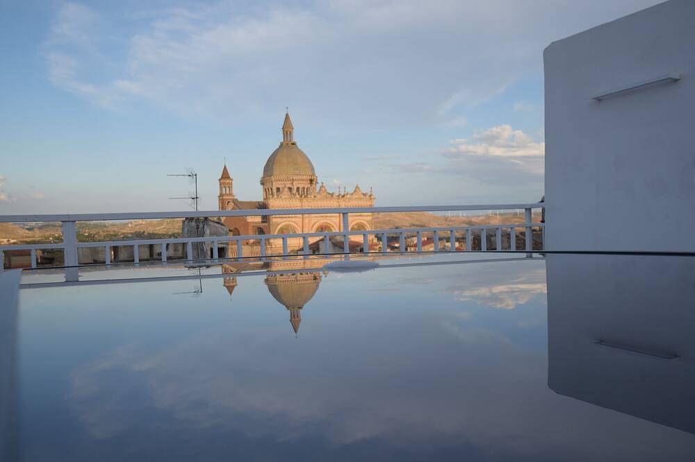 Casa Lupita - Terrasse mit herrlichem Blick in Favara, Agrigento Provinz