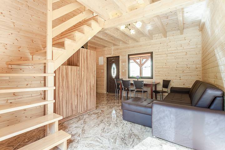 Chalet pour 6 personnes, avec terrasse en Pologne - 3