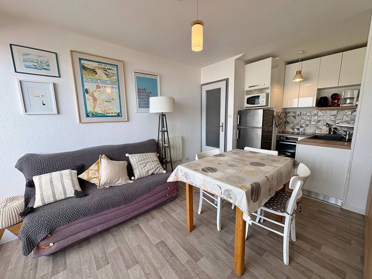 Ganze Wohnung, Gemütliche Wohnung für 4, 50m vom Strand in St Hilaire in Saint-Hilaire-de-Riez, Vendée