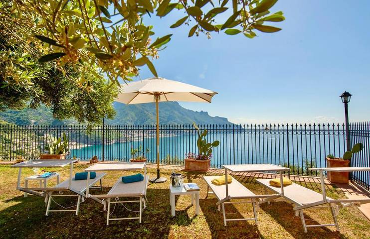 Villa pour 6 personnes, avec Balcon et Terrasse ainsi que Jardin et Vue à San Cosma