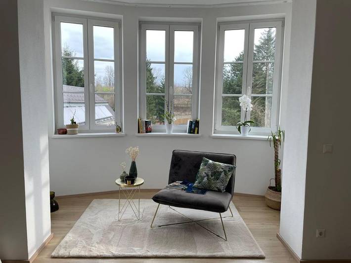 Appartement de vacances pour 8 personnes, avec vue et jardin