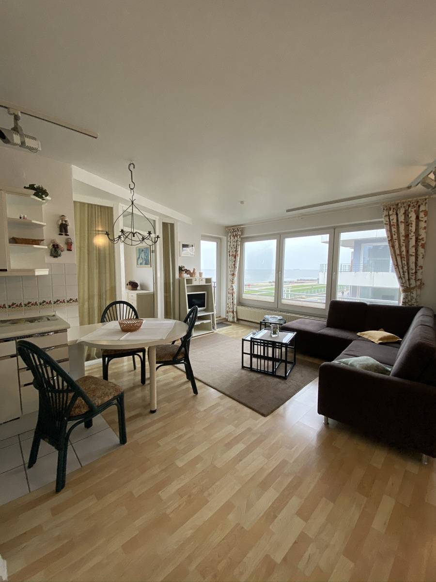 Ganze Wohnung, Residenz Meeresbrandung, Ferienwohnung 26 mit vollem Meerblick in der 3. Etage in Duhnen, Cuxhaven