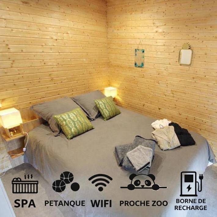 Location de vacances pour 4 personnes, avec jardin et jacuzzi à Luçay-le-Mâle