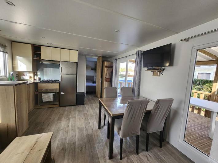 Parc de vacances pour 5 personnes, avec jardin ainsi que bassin pour enfant et piscine en Charente-Maritime - 4