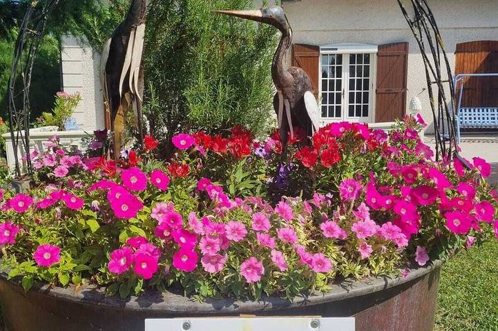 Appartement de vacances pour 4 personnes, avec jardin