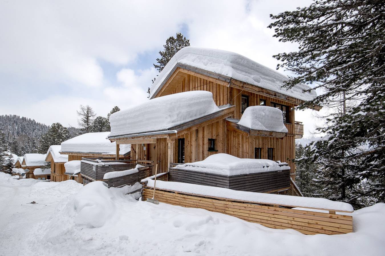 Ferienhaus # 24 mit Ir-Sauna und Whirlwanne in Stadl-Predlitz, Turracher Höhe