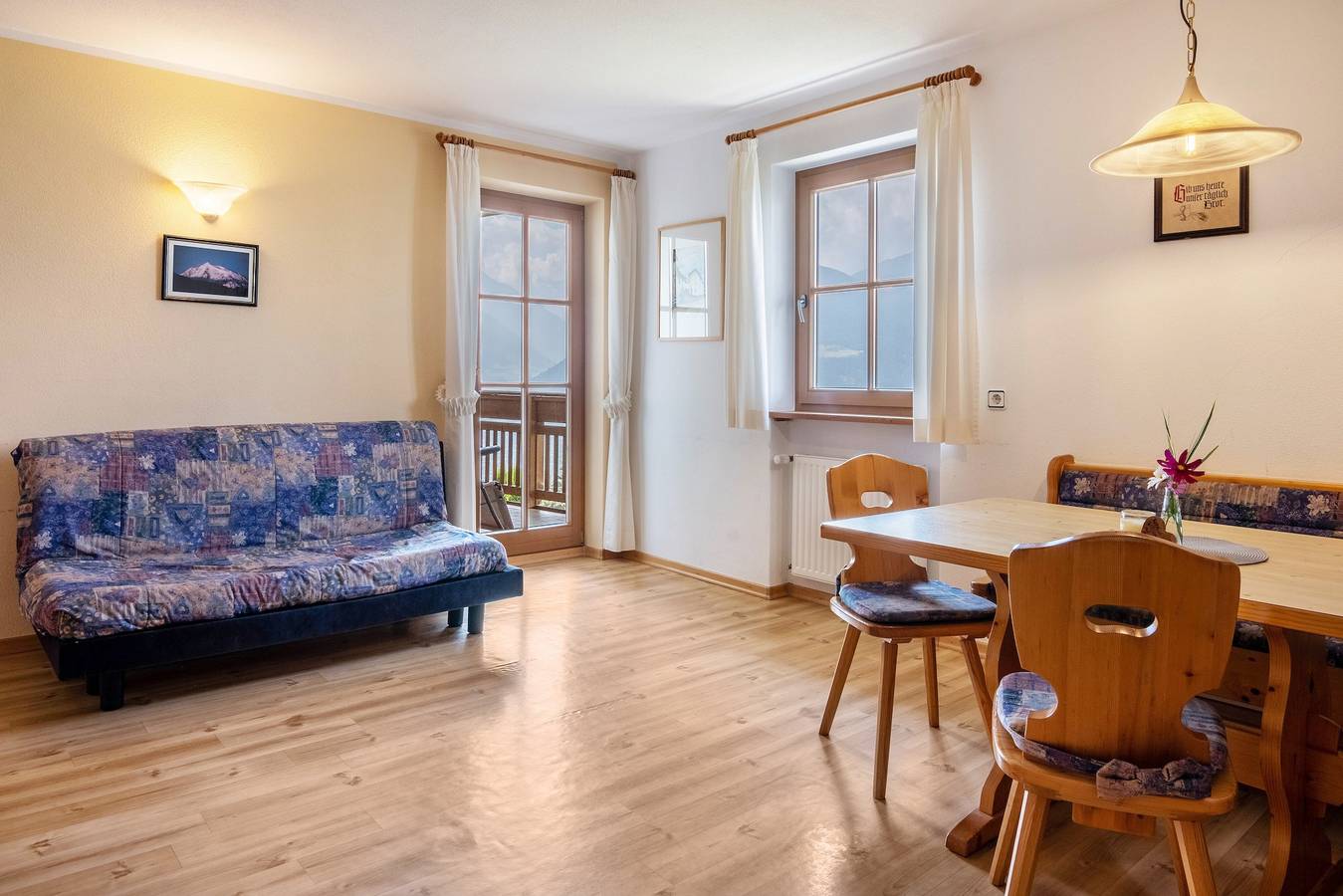 Ganze Wohnung, Ferienwohnung 'Patztauhof Tschavalatsch' mit Bergblick, Gemeinschaftsgarten und Wlan in Schluderns, Saldurkamm