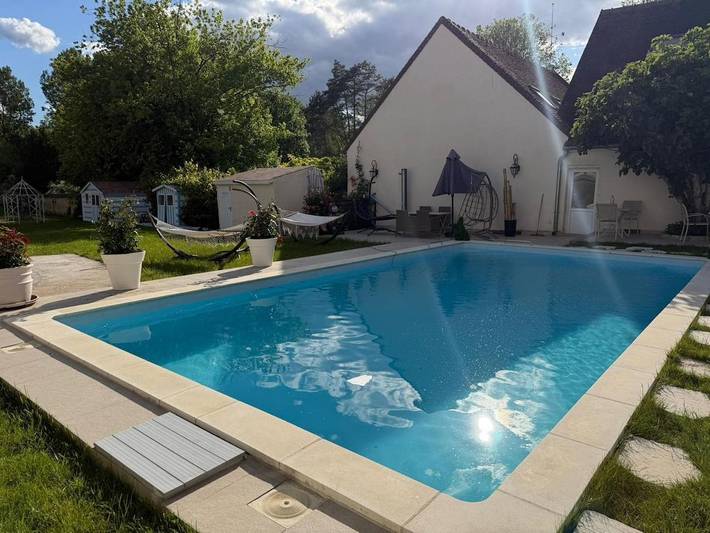 Appartement de vacances pour 2 personnes, avec Balcon et Terrasse ainsi que Jardin et Piscine