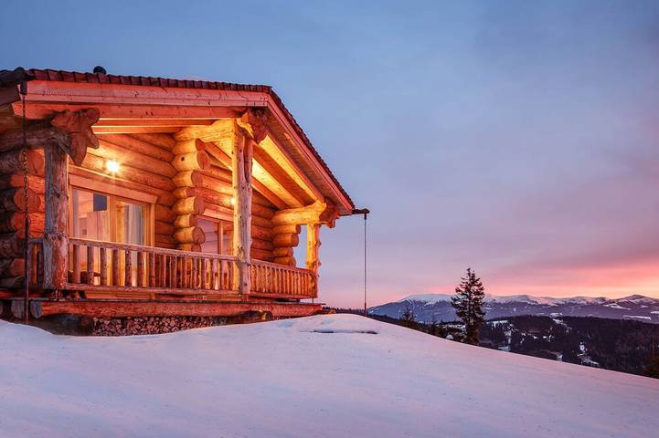 Ferienhaus für 4 Personen, mit Sauna und Balkon sowie Garten