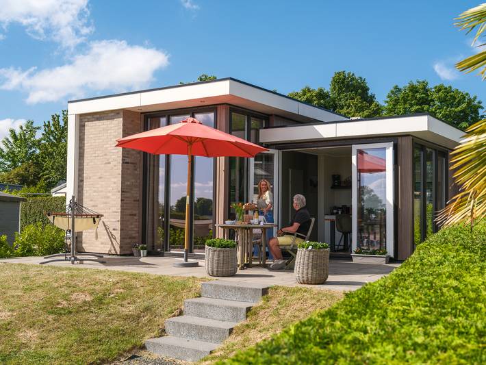 Glamping voor 4 personen, with Balkon/Terras and Terras as well as Tuin and Sauna op de Veluwe