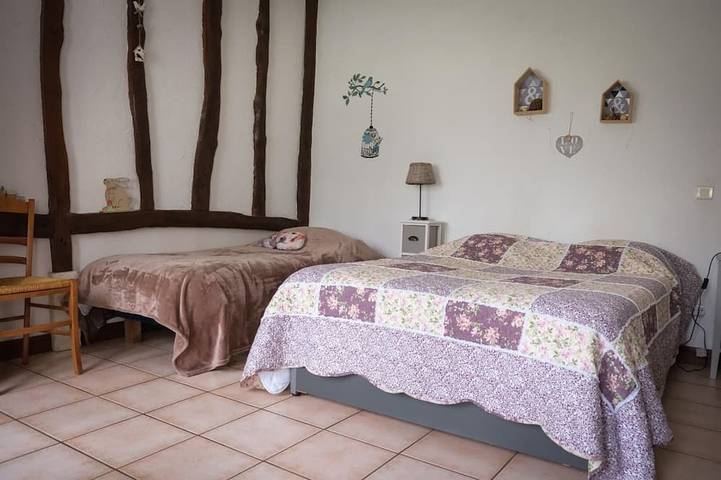 Location de vacances pour 3 personnes, avec jardin, animaux acceptés à Manéglise - 2