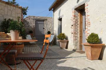 Gîte pour 6 personnes, avec terrasse dans Veuzain-sur-Loire