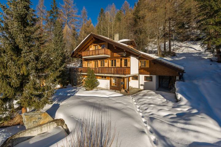 Ganze Ferienwohnung, Spieliweida - 8-Bettwohnung in Grächen, Walliser Alpen