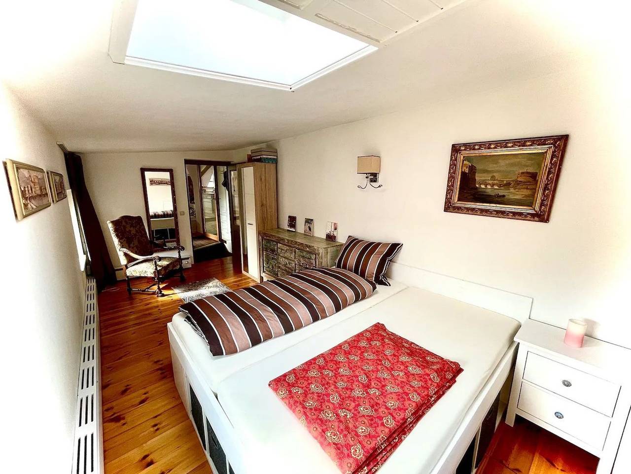 Ganze Ferienwohnung, Historisches Retro Loft 70m2 mit Garten in Caputh, Schwielowsee