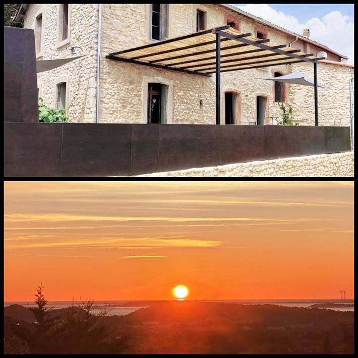 Maison d’hôte pour 4 personnes, avec Jacuzzi et Terrasse ainsi que Jardin et Vue