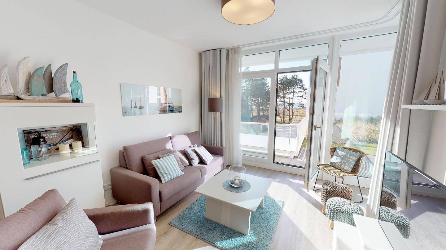 Ganze Wohnung, Schöner geht´s nicht! Ferienapartmentd-03 an der Ostsee für 4 Personen im Südkap in Südstrand Pelzerhaken, Ostholstein