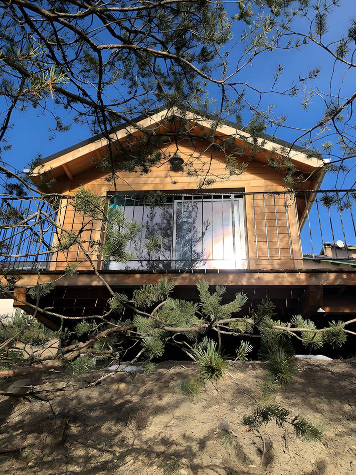 Chalet voor 2 personen, with sauna and whirlpool as well as balkon and tuin in Zuid-Frankrijk