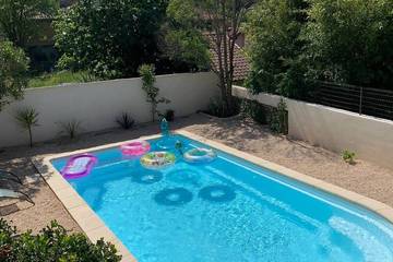 Cottage pour 8 personnes, avec jardin à Bessèges