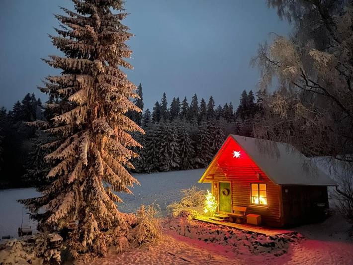 Chalet für 2 Personen, mit Terrasse und Garten sowie Ausblick in Marienberg