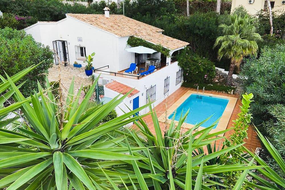 Deluxe Belle villa de 3 chambres privée piscine isolée jardin vue sur la mer et Wi fi in Moravit, Teulada