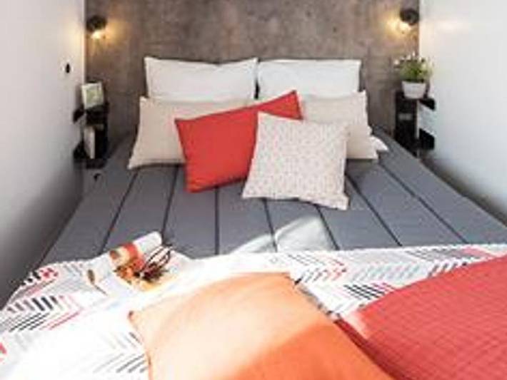 Flower Camping de la Corniche - Mobilheim 5 personen - Mobilheim Premium 30m² - 2 Zimmer + Geschirrspüler + Terrasse in Urrugne, Bayonne und Umgebung