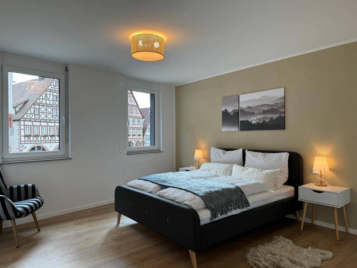 Ganze Wohnung, One-Bedroom Apartment with Balcony and City View in Dornstetten, Mittlerer Schwarzwald