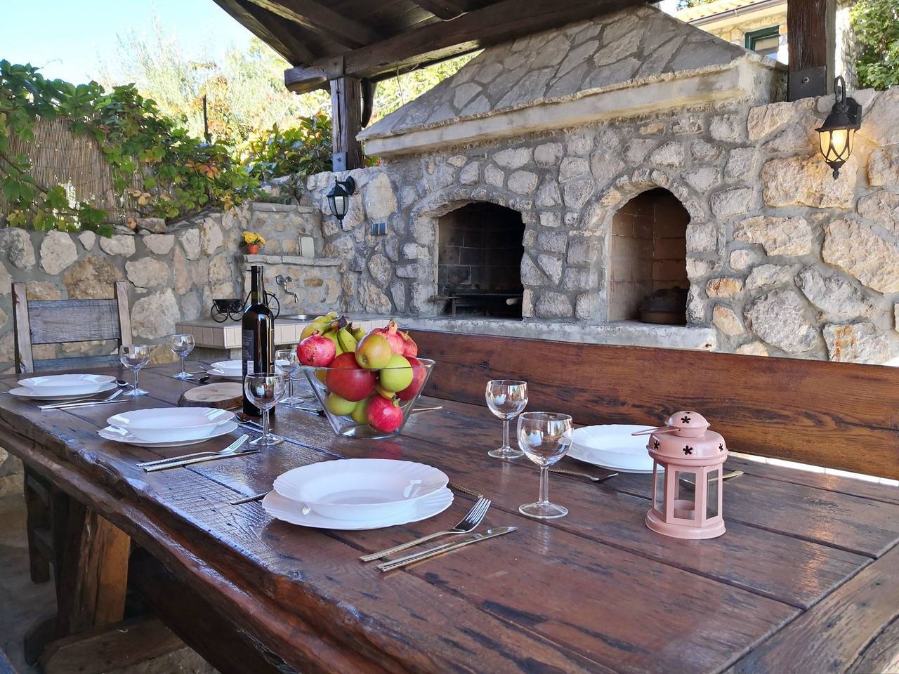 Renoviertes Steinhaus mit Garten und Pool ideal in Baska, Krk